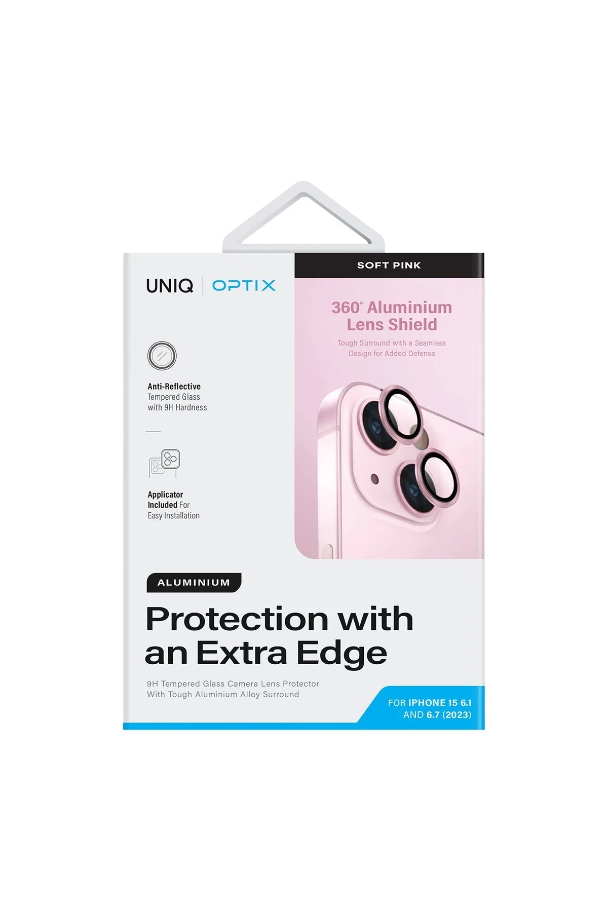Uniq iPhone 15 Optix Alüminyum Kamera Lens Koruyucu