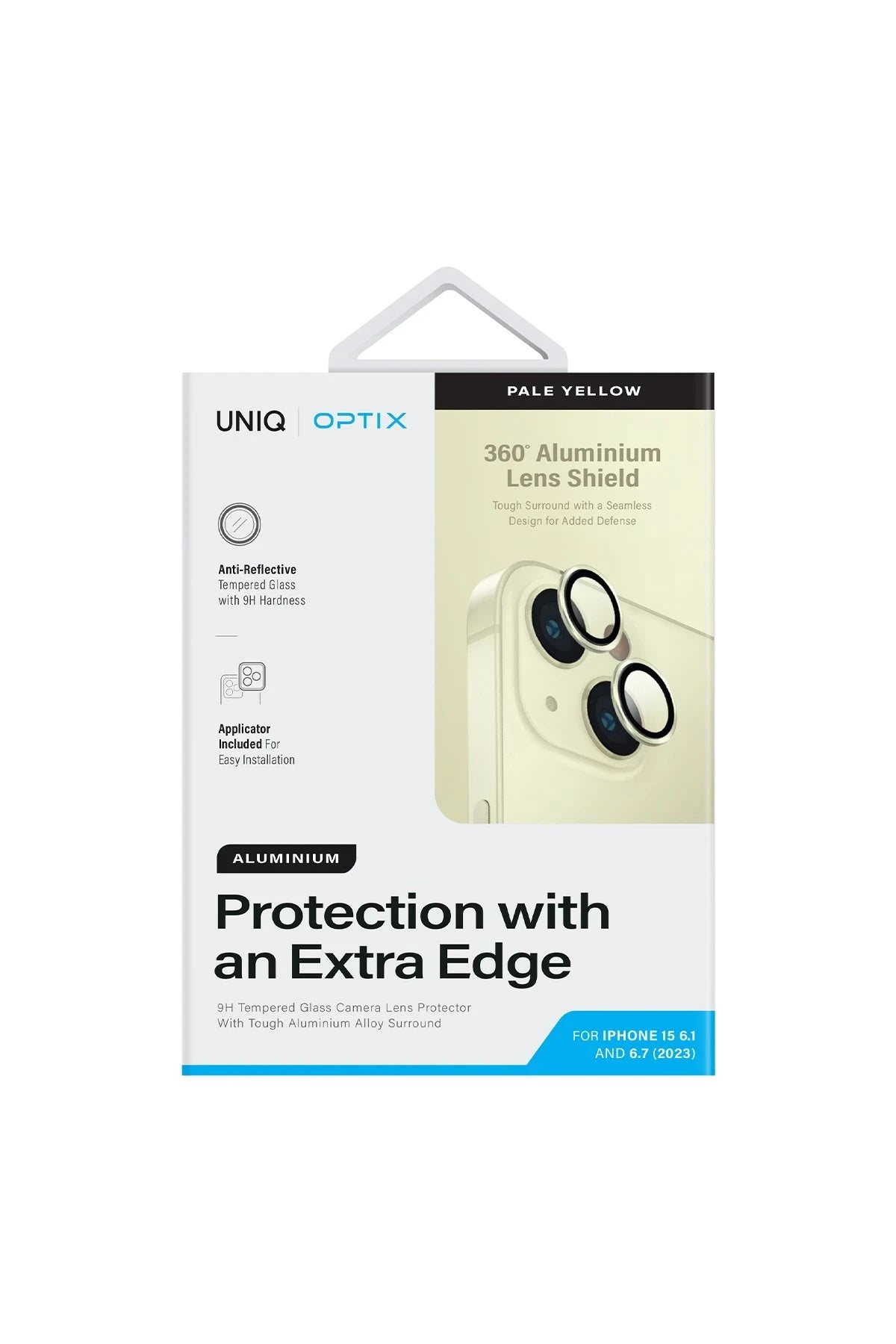 Uniq iPhone 15 Optix Alüminyum Kamera Lens Koruyucu
