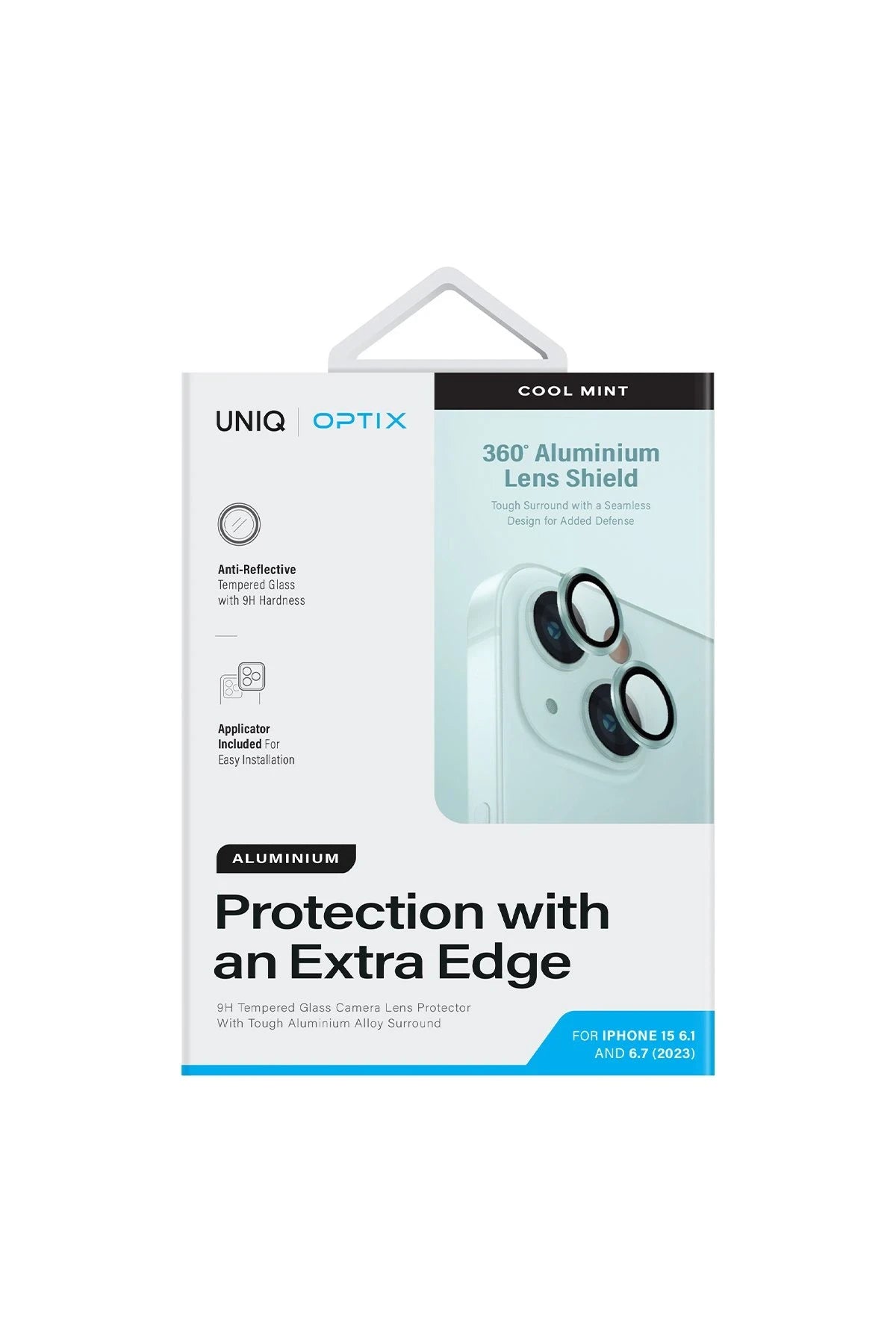 Uniq iPhone 15 Optix Alüminyum Kamera Lens Koruyucu