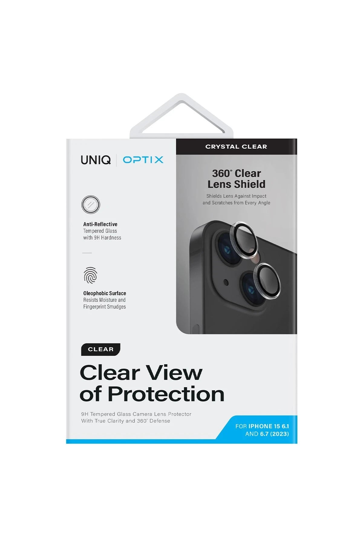 Uniq Apple iPhone 15/15 Plus Optix Kamera Lens Koruyucu