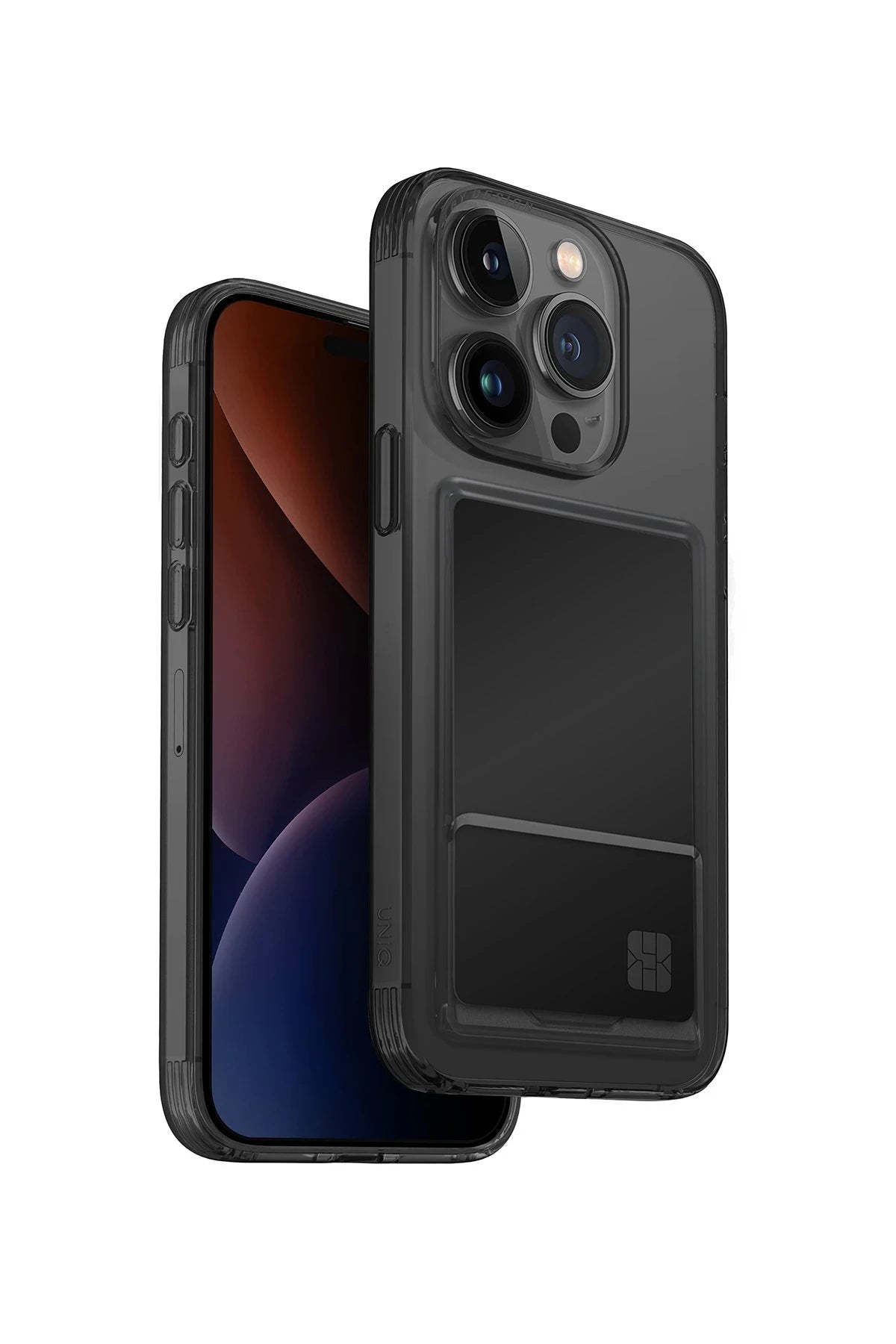 Uniq iPhone 15 Pro Air Fender Kartvizitli Telefon Kılıfı