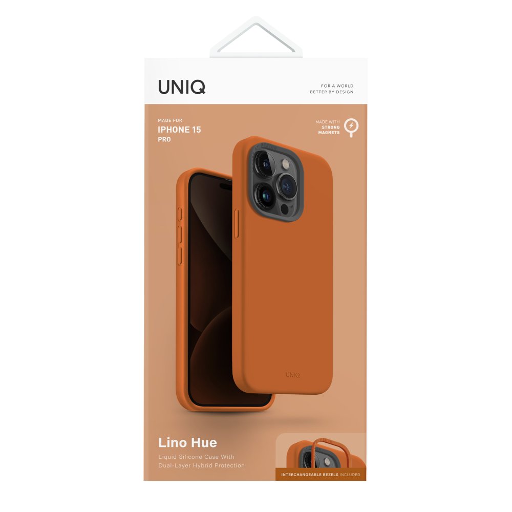 Uniq iPhone 15 Pro Lino Hue Magsafe Telefon Kılıfı