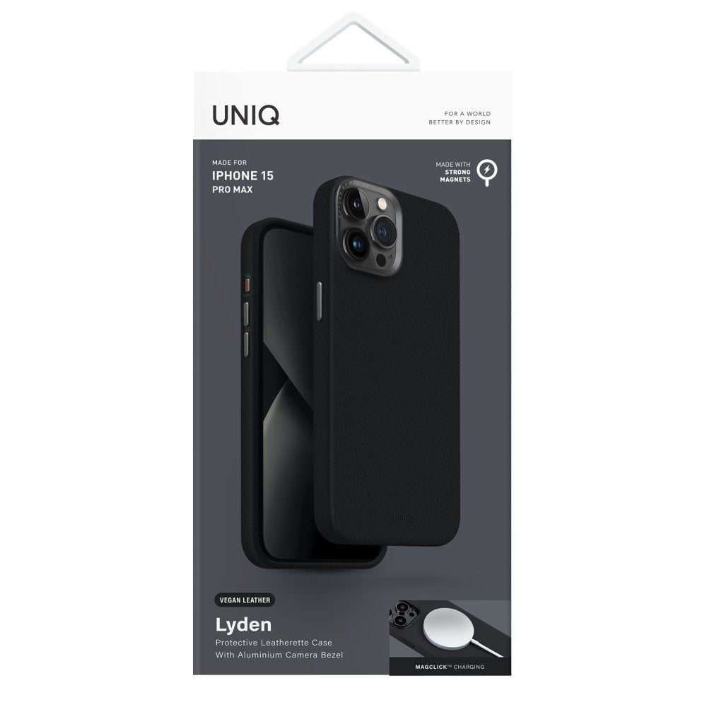 Uniq iPhone 15 Pro Lyden Magsafe Deri Telefon Kılıfı