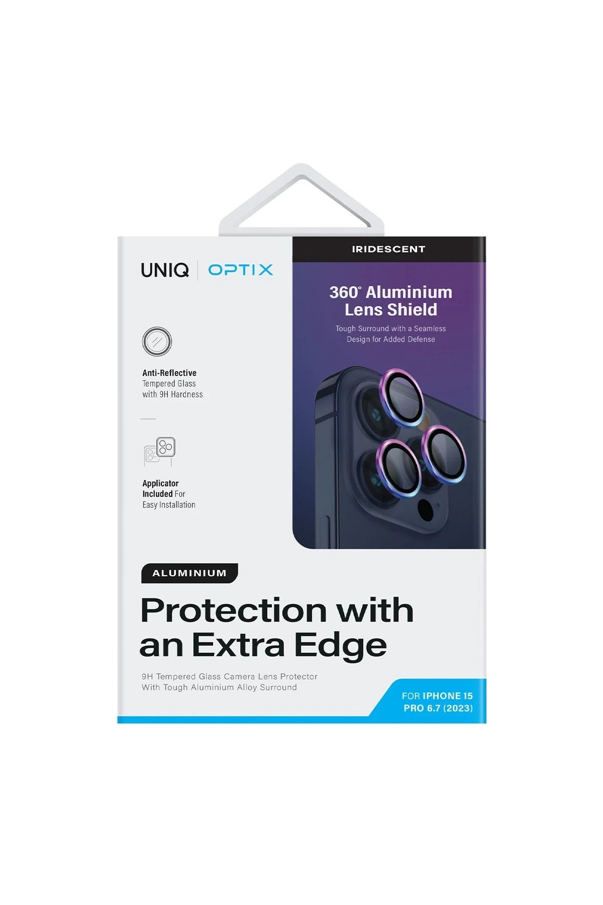 Uniq iPhone 15 Pro Max Optix Alüminyum Kamera Lens Koruyucu