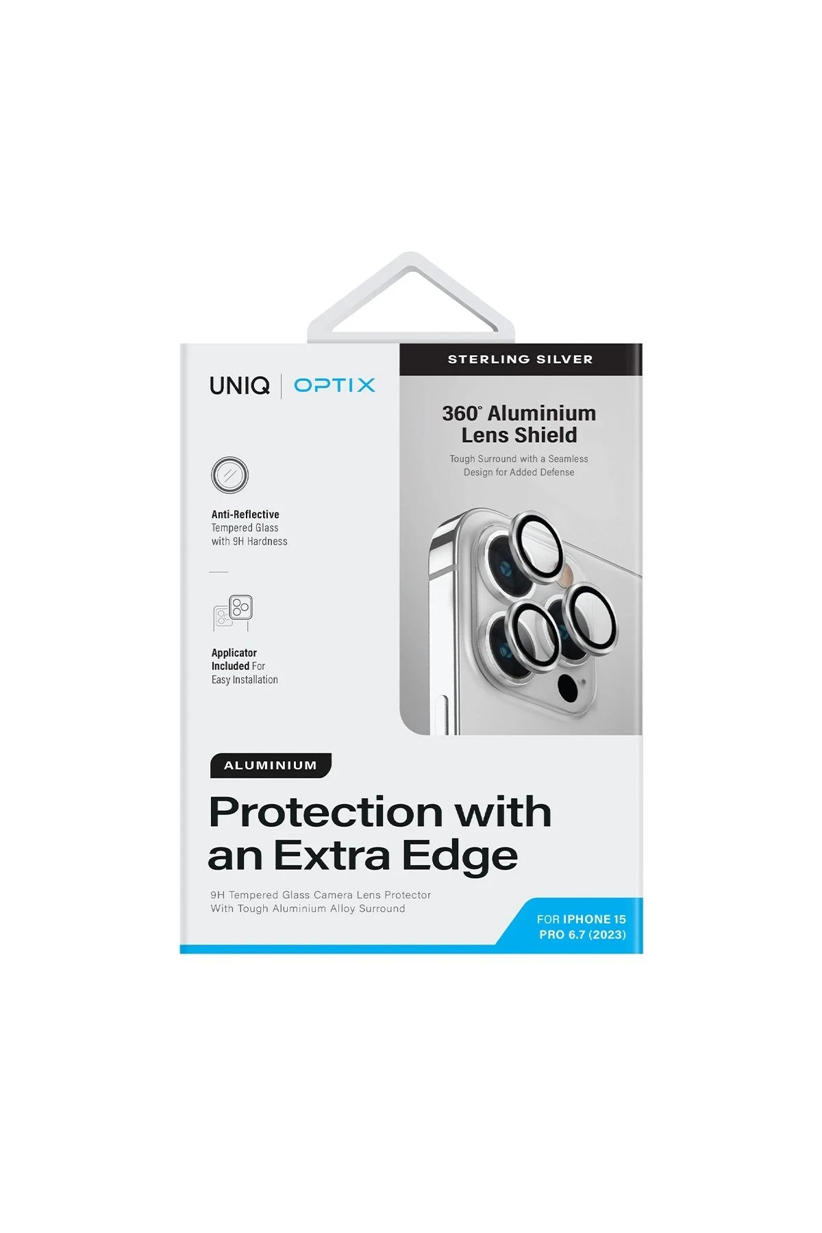 Uniq iPhone 15 Pro Max Optix Alüminyum Kamera Lens Koruyucu
