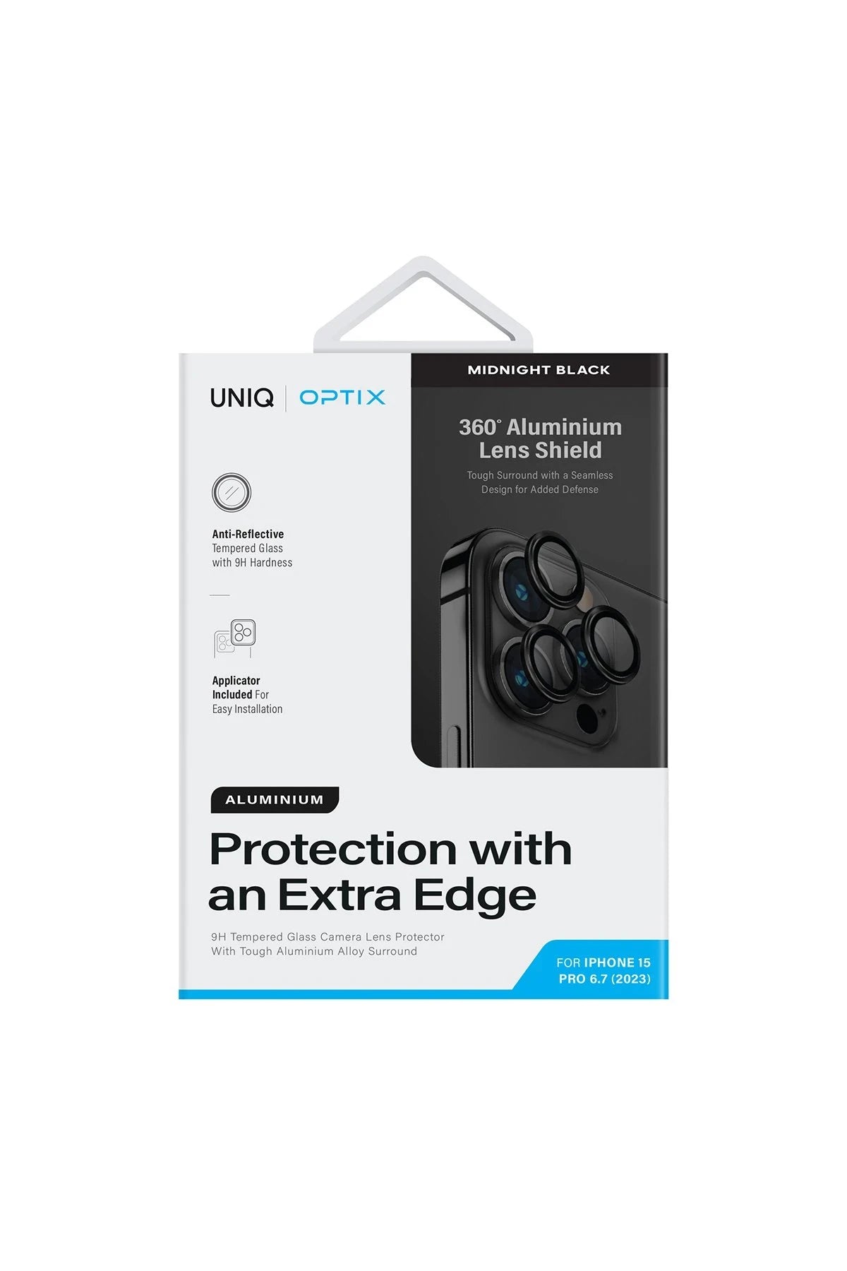 Uniq iPhone 15 Pro Max Optix Alüminyum Kamera Lens Koruyucu