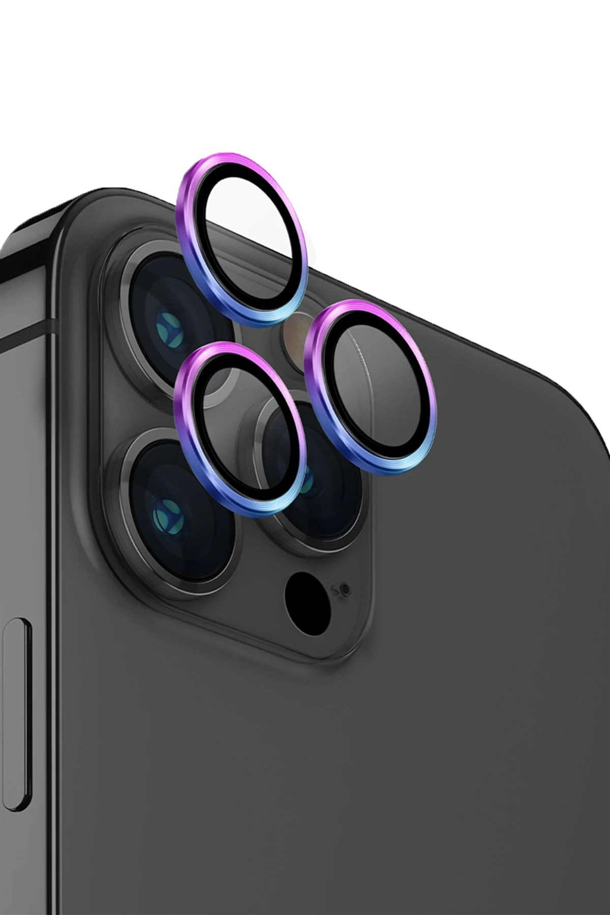 Uniq iPhone 15 Pro Optix Alüminyum Kamera Lens Koruyucu