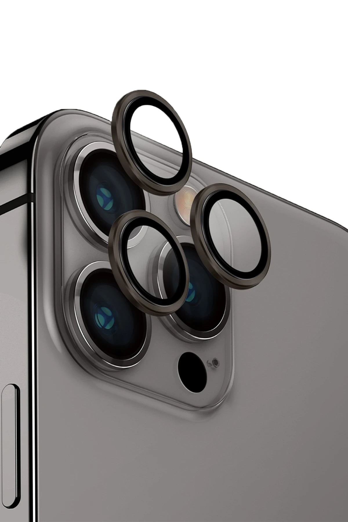 Uniq iPhone 15 Pro Optix Alüminyum Kamera Lens Koruyucu