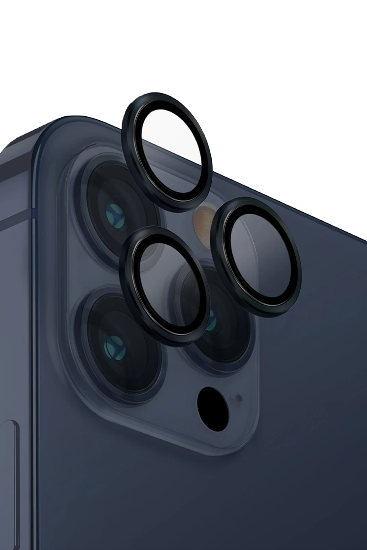 Uniq iPhone 15 Pro Optix Alüminyum Kamera Lens Koruyucu