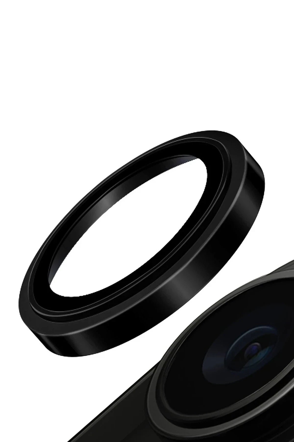 Uniq iPhone 15 Pro Optix Çelik Çerçeveli Sapphire Kamera Lens Koruyucu