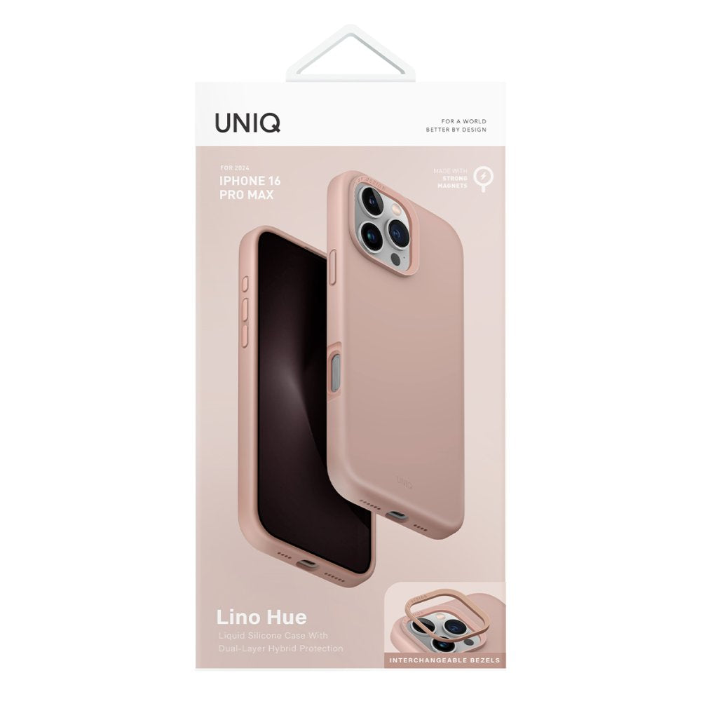 Uniq iPhone 16 Pro Lino Hue Magsafe Telefon Kılıfı