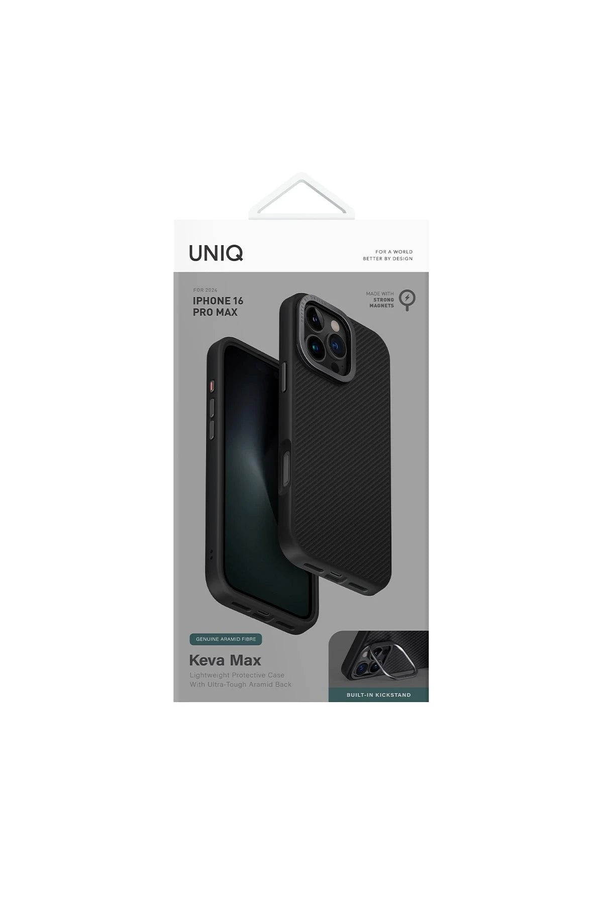 Uniq iPhone 16 Pro Max Keva Max Karbon Magsafe Telefon Kılıfı