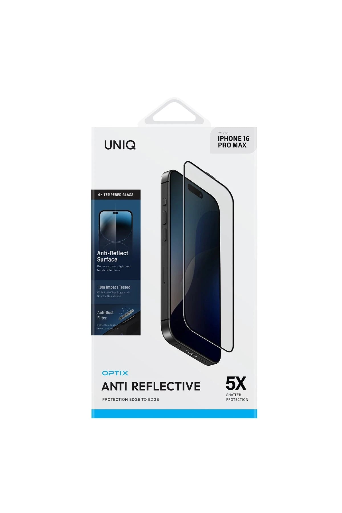 Uniq iPhone 16 Pro Optix Anti Reflective Cam Ekran Koruyucu