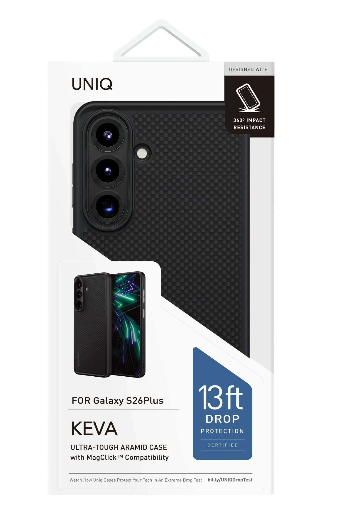 Uniq Samsung Galaxy S26 Plus Keva Karbon Magsafe Telefon Kılıfı