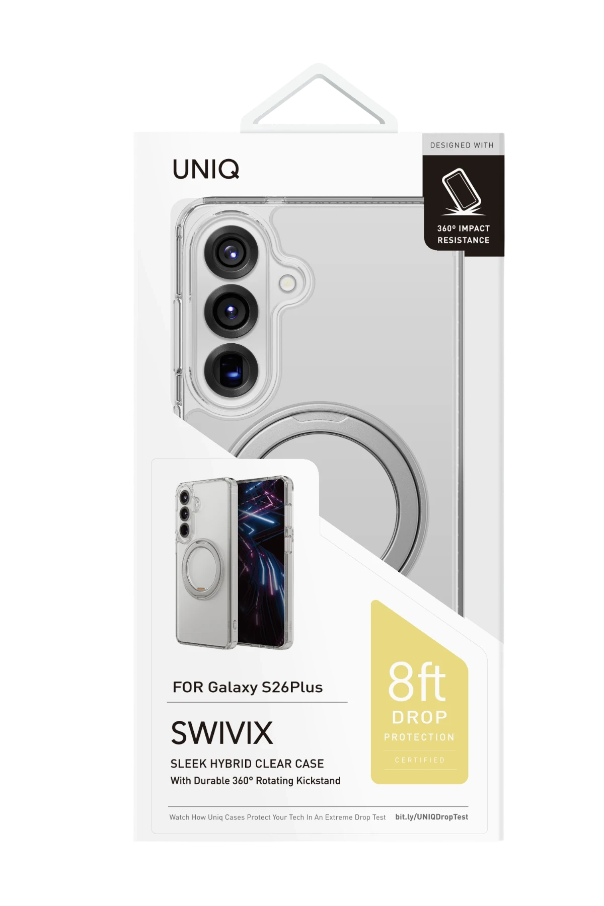 Uniq Samsung Galaxy S26 Plus Swivix Rotating Kickstand Telefon Kılıfı