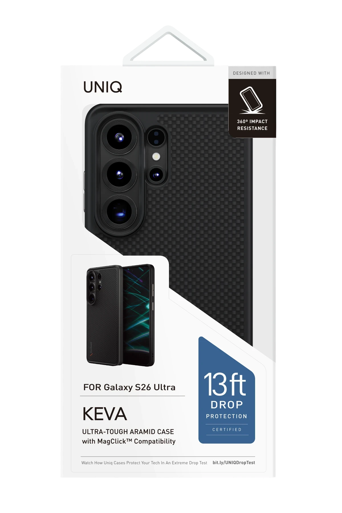 Uniq Samsung Galaxy S26 Ultra Keva Karbon Magsafe Telefon Kılıfı