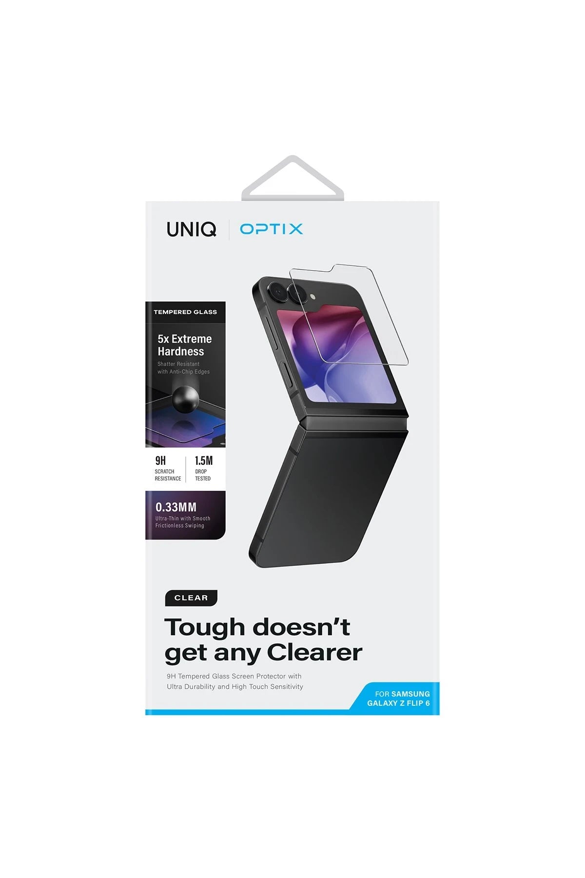 Uniq Samsung Galaxy Z Flip 6 Optix Vivid Cam Ekran Koruyucu