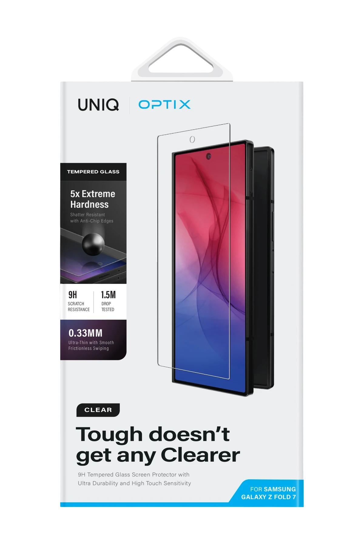 Uniq Samsung Galaxy Z Fold 7 Optix Clear Cam Ekran Koruyucu