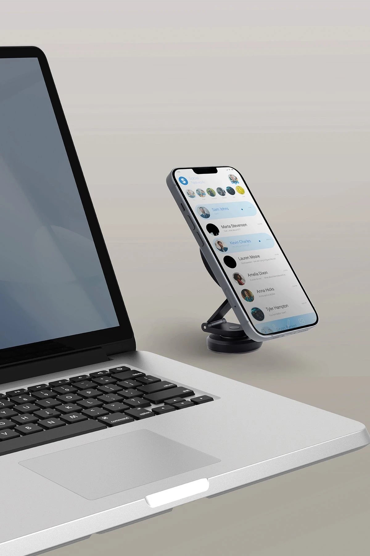 Uniq Velo 360 Dönen Universal Manyetik Telefon Tutucu