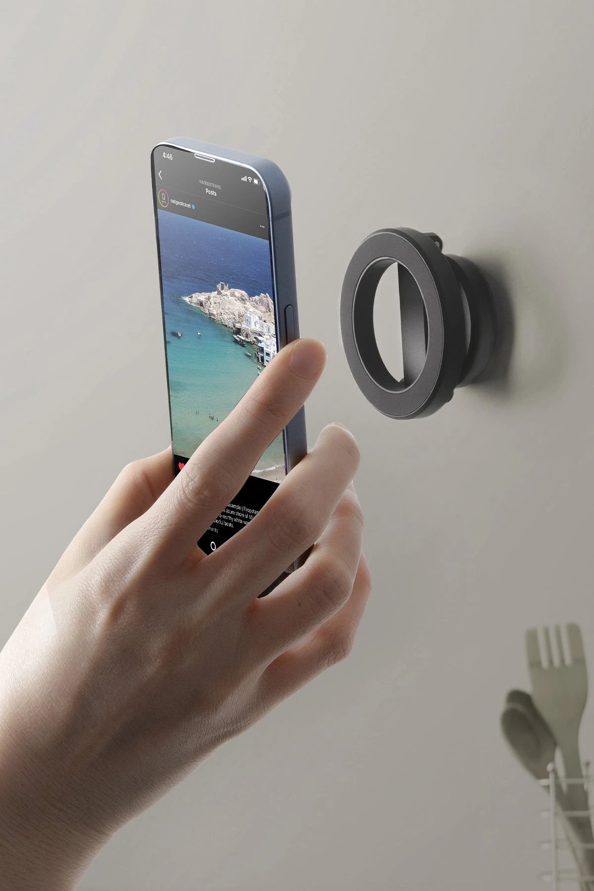 Uniq Velo 360 Dönen Universal Manyetik Telefon Tutucu