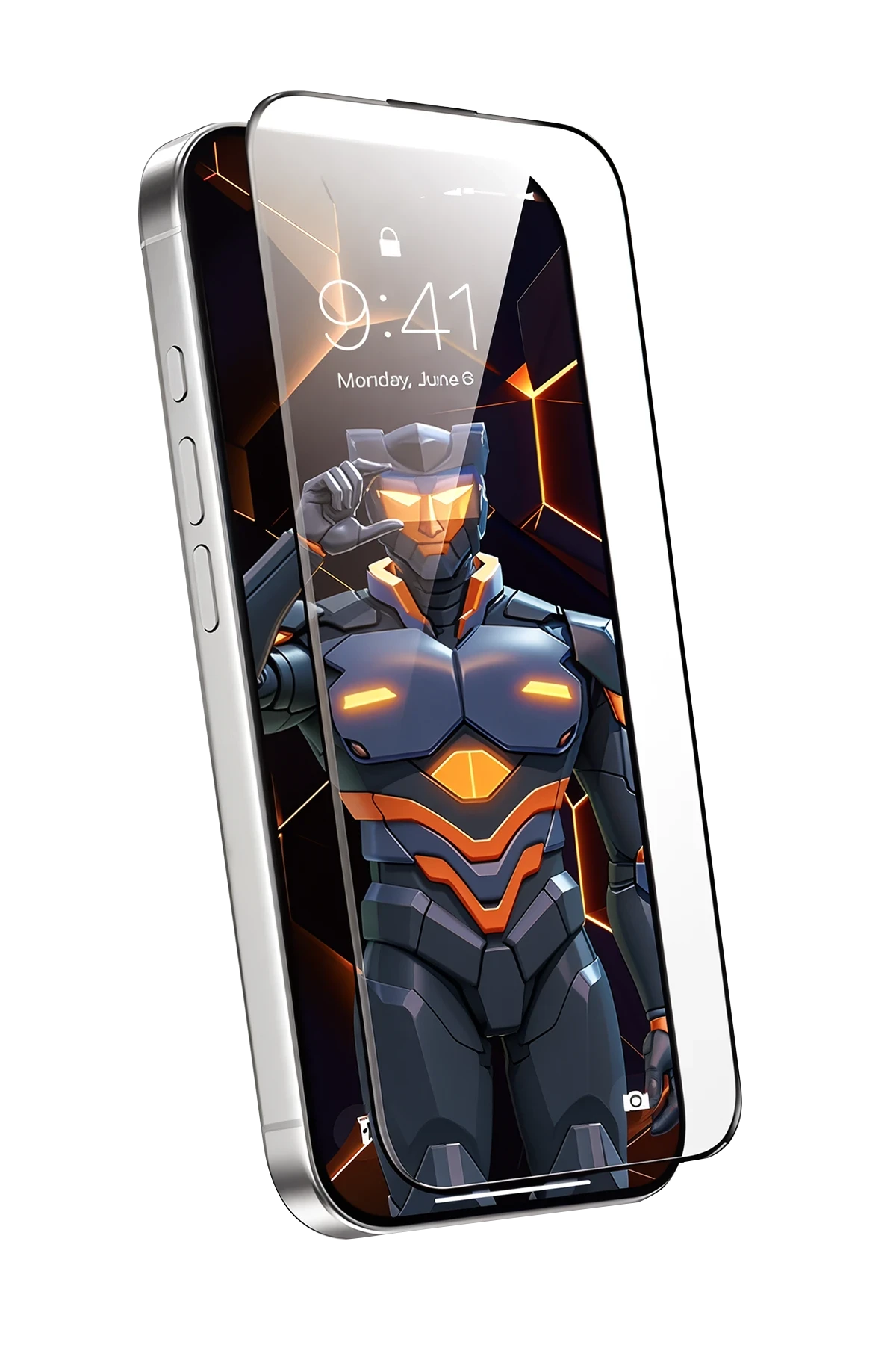 URR Apple iPhone 16 3D Master Curved HD Cam Ekran Koruyucu