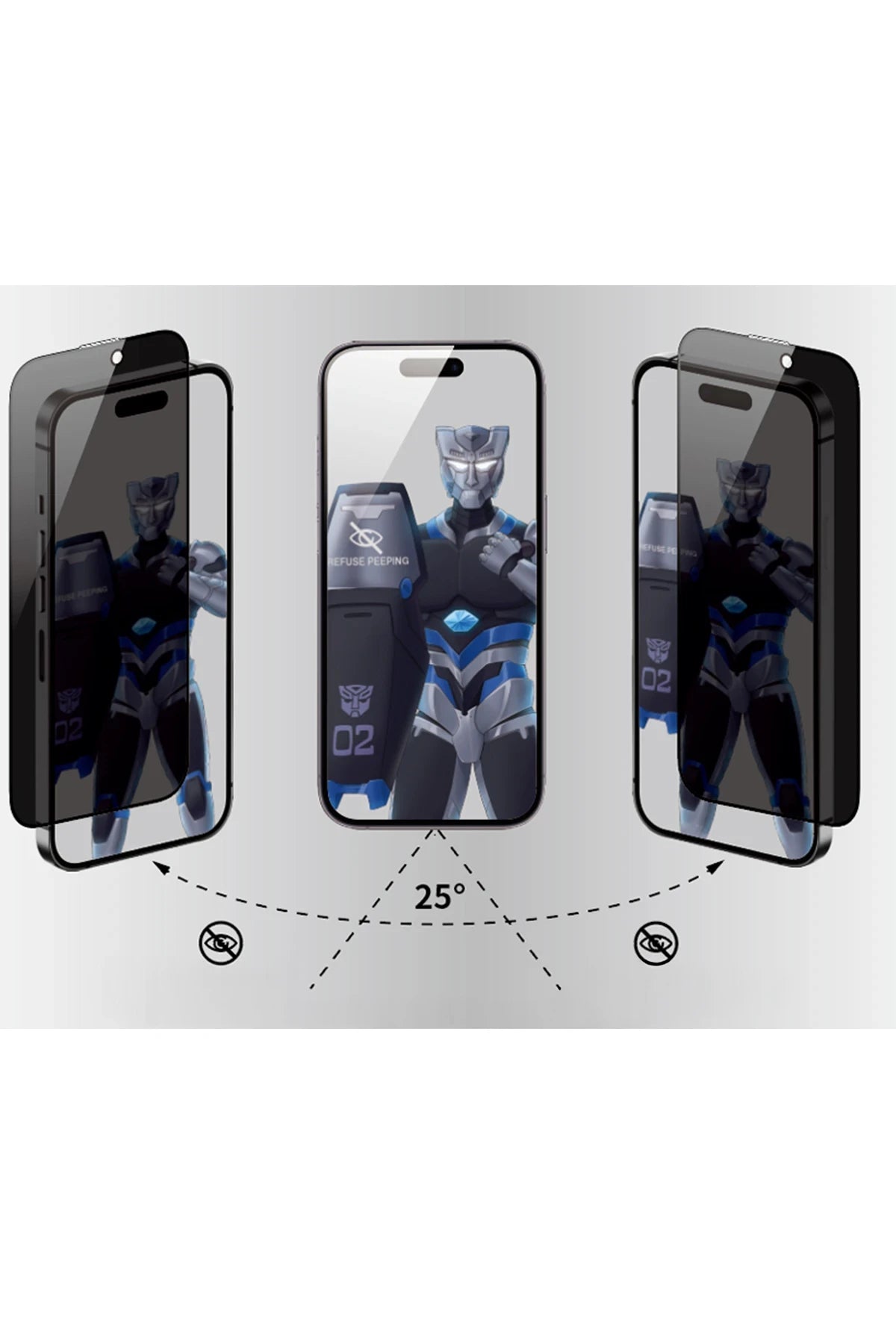 URR Apple iPhone 17 / 16 Pro 3D Anti Reflection AR Ultra Hayalet Cam Ekran Koruyucu