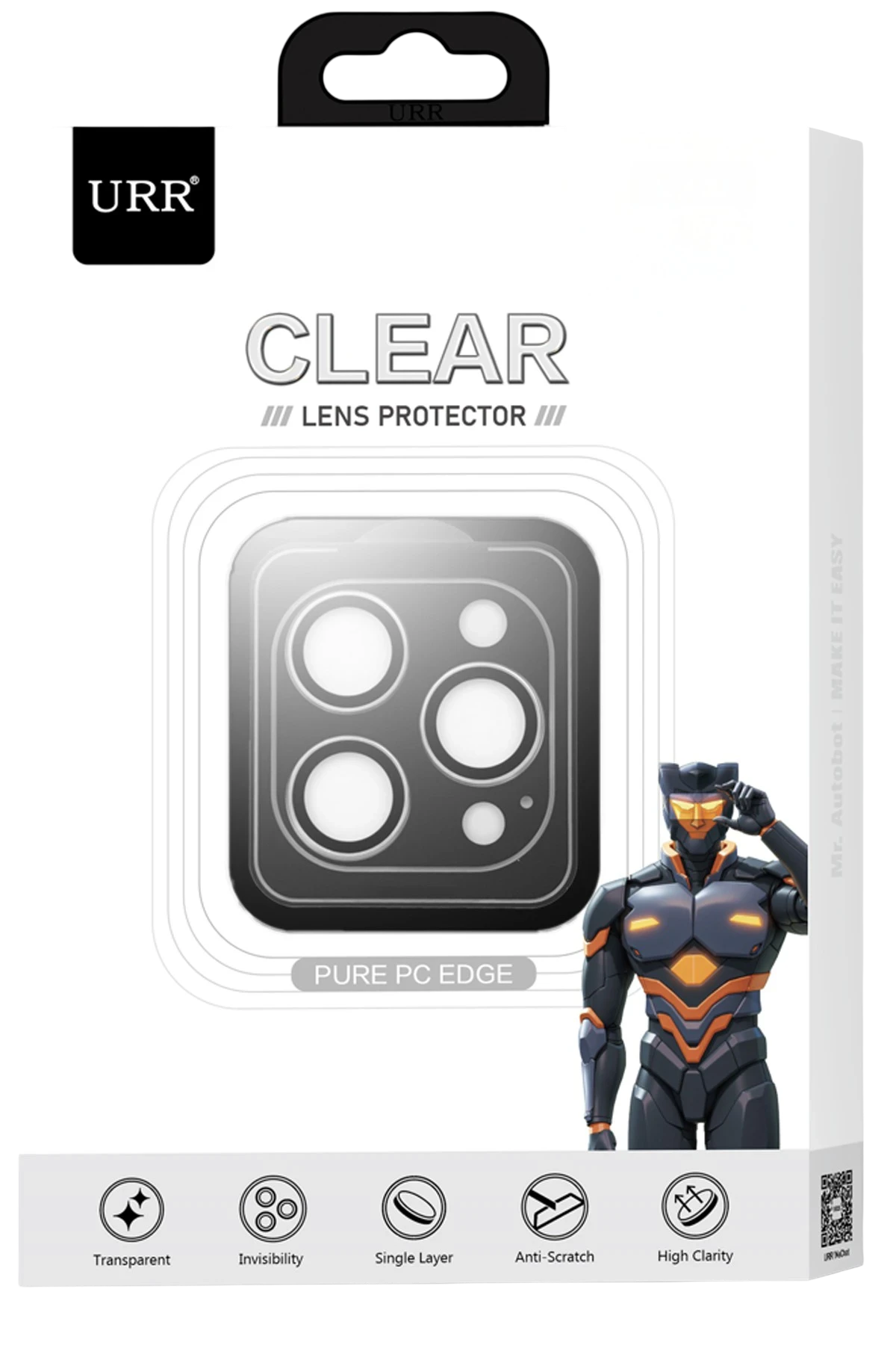 URR Apple iPhone 17 PC Clear Lens Koruyucu