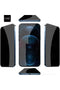 URR iPhone 14 Pro Max 4 Way Anti Spy 360 Privacy Cam Ekran Koruyucu