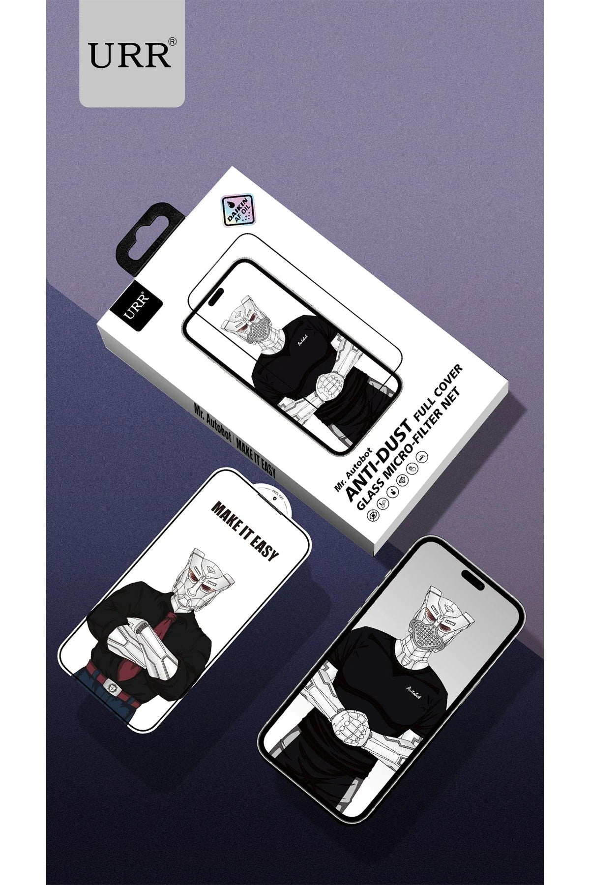 URR iPhone 15 Pro Lazer Antidust Cam Ekran Koruyucu
