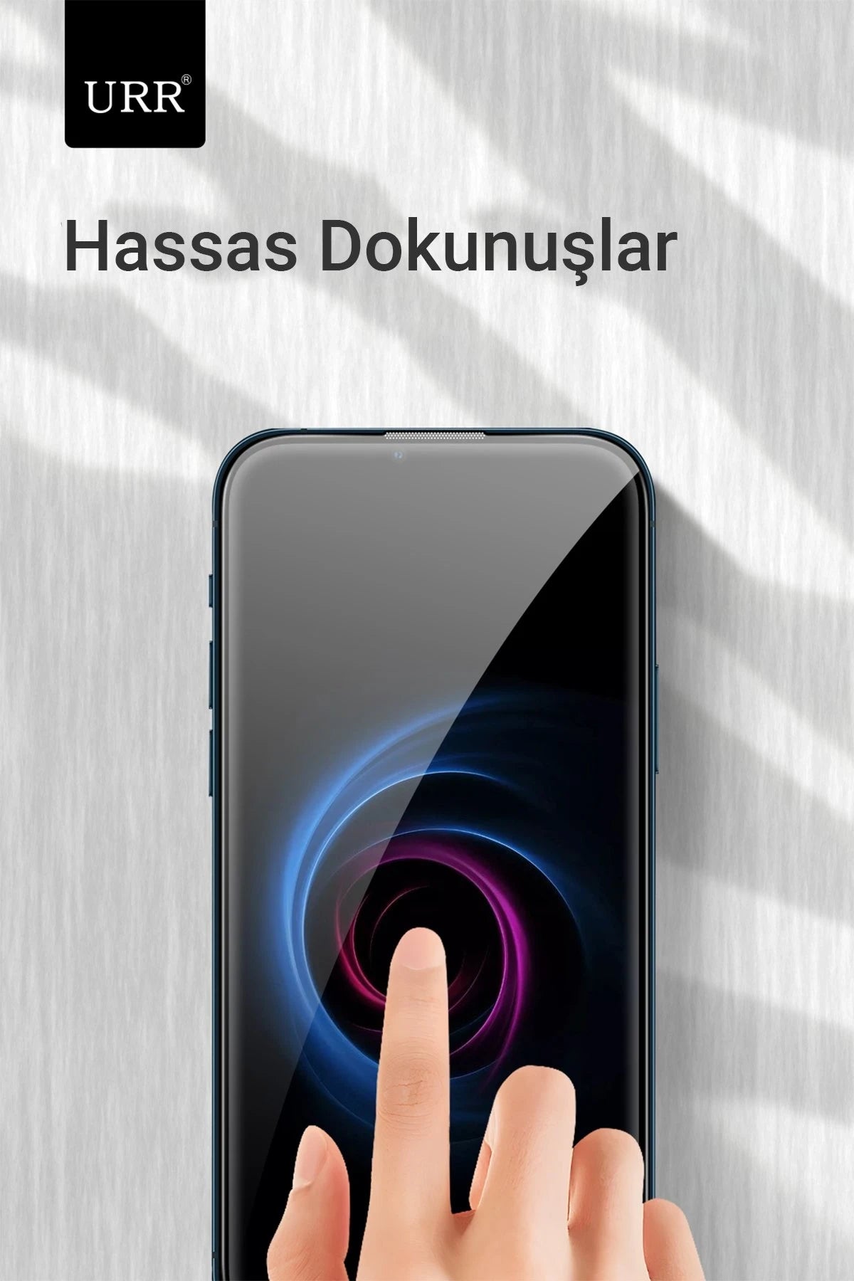 URR iPhone 15 Pro Max 3D Resin Edge Cam Ekran Koruyucu