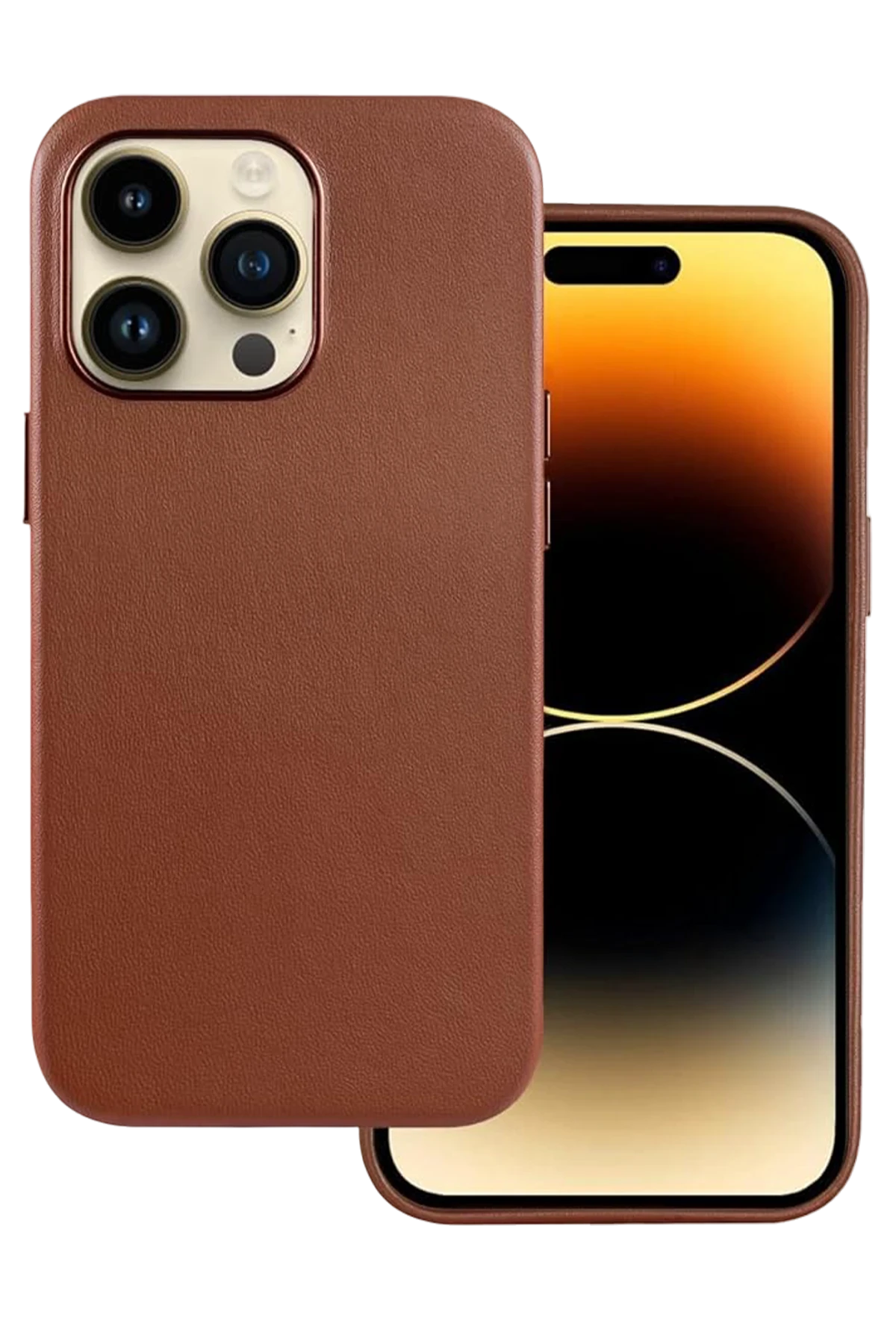 URR iPhone 15 Pro Max PU Deri Magsafe Telefon Kılıfı