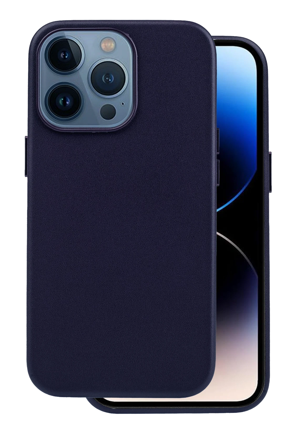 URR iPhone 15 Pro Max PU Deri Magsafe Telefon Kılıfı