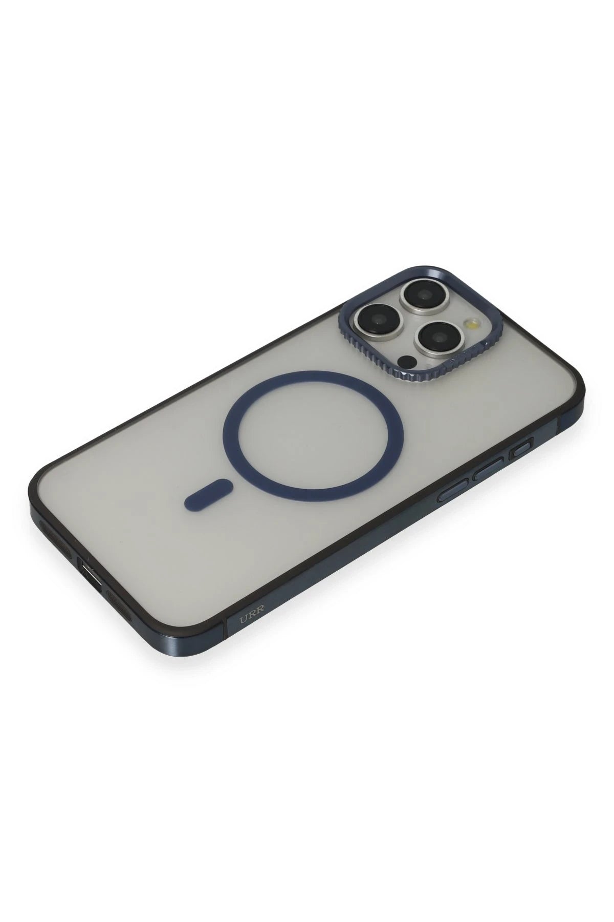 URR iPhone 15 Pro Max PVDSS Lens Titanium Edge Magsafe Telefon Kılıfı