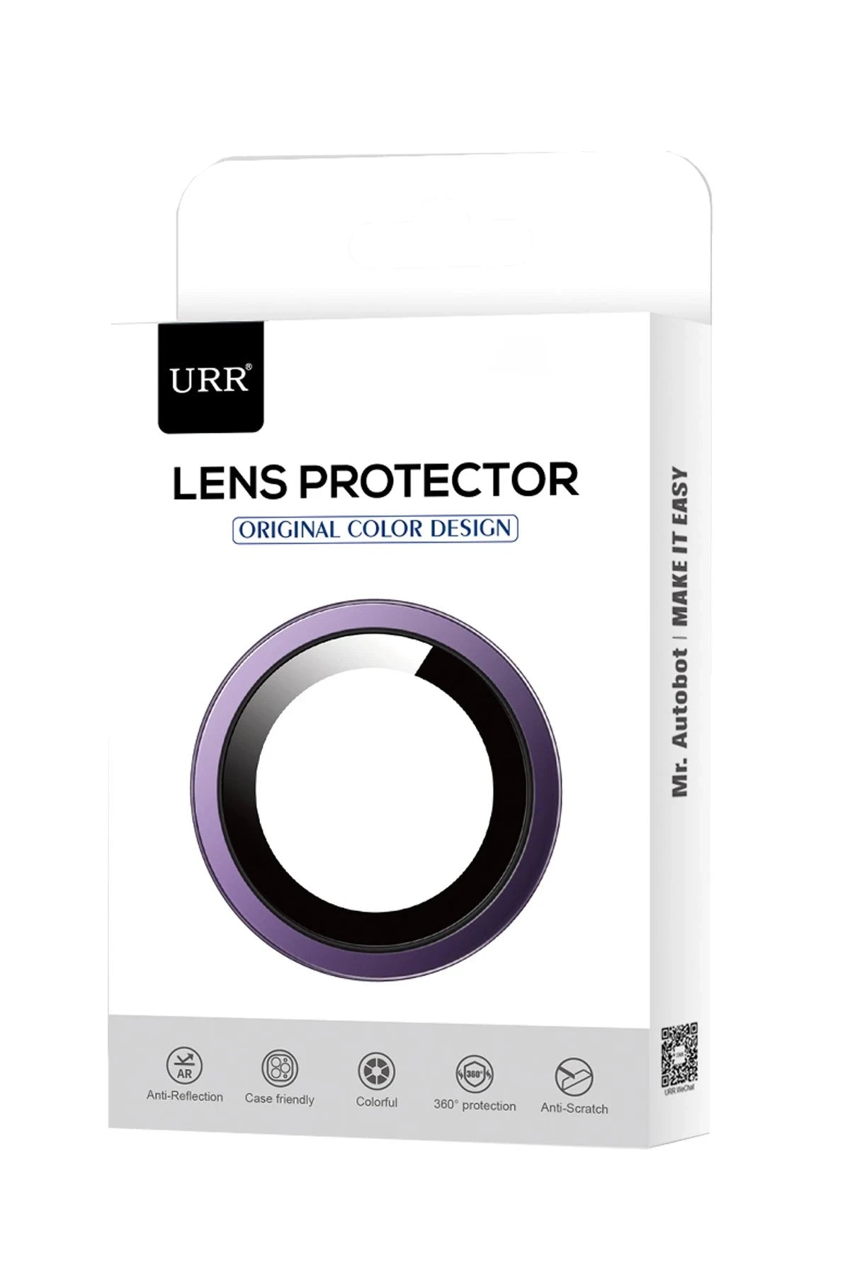 URR iPhone 15 Pro/ 15 Pro Max Titanium Alloy AR Kamera Lens Koruyucu