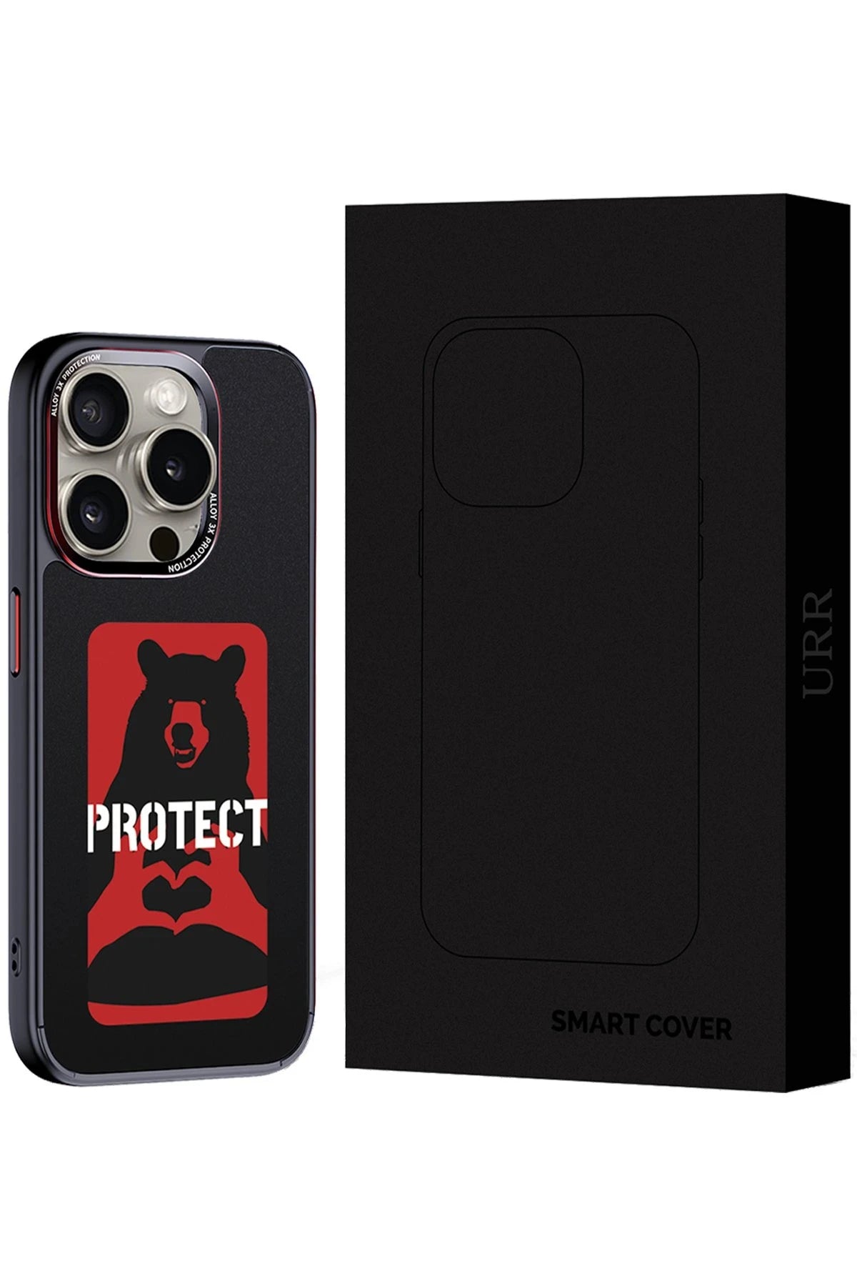 URR iPhone 15 Pro NFC Smart Case Akıllı Telefon Kılıfı