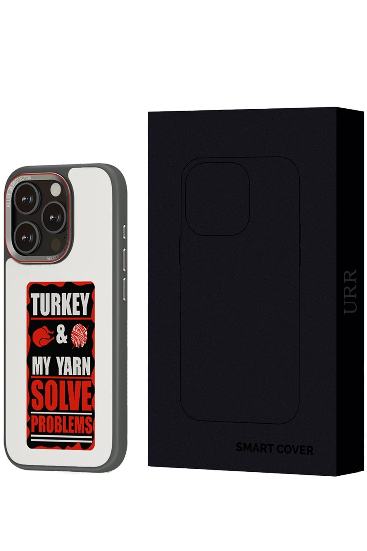 URR iPhone 15 Pro NFC Smart Case Akıllı Telefon Kılıfı