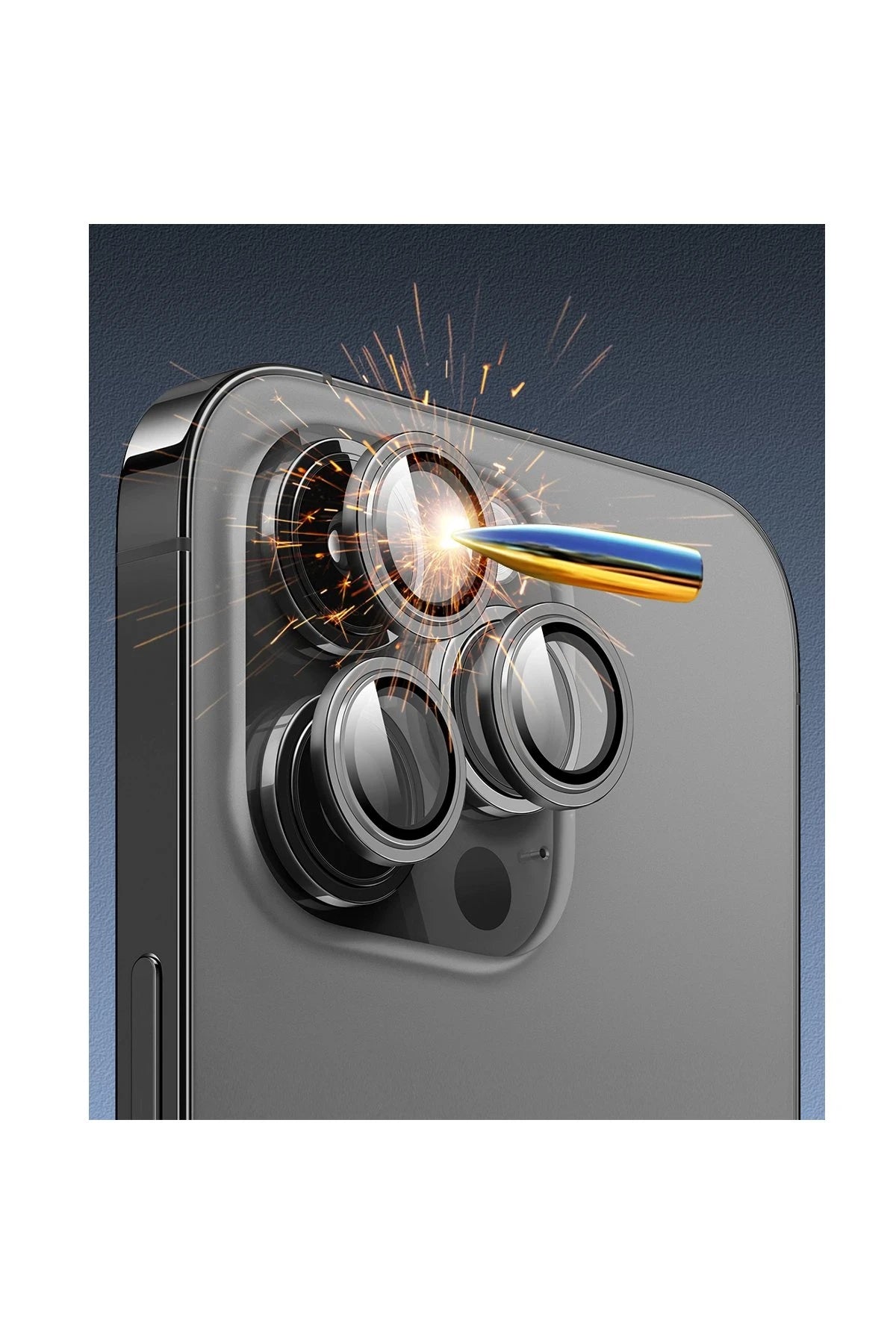 URR iPhone 16 Pro Max Fan Series AR Kamera Lens Koruyucu