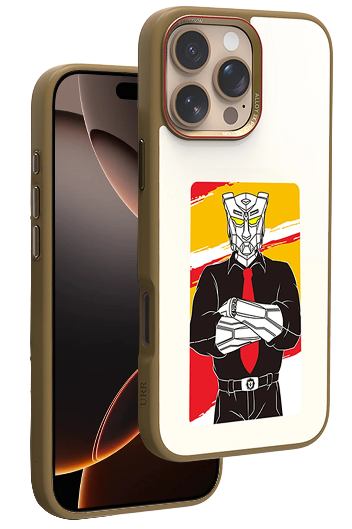 URR iPhone 16 Pro Max NFC Smart Case Akıllı Telefon Kılıfı