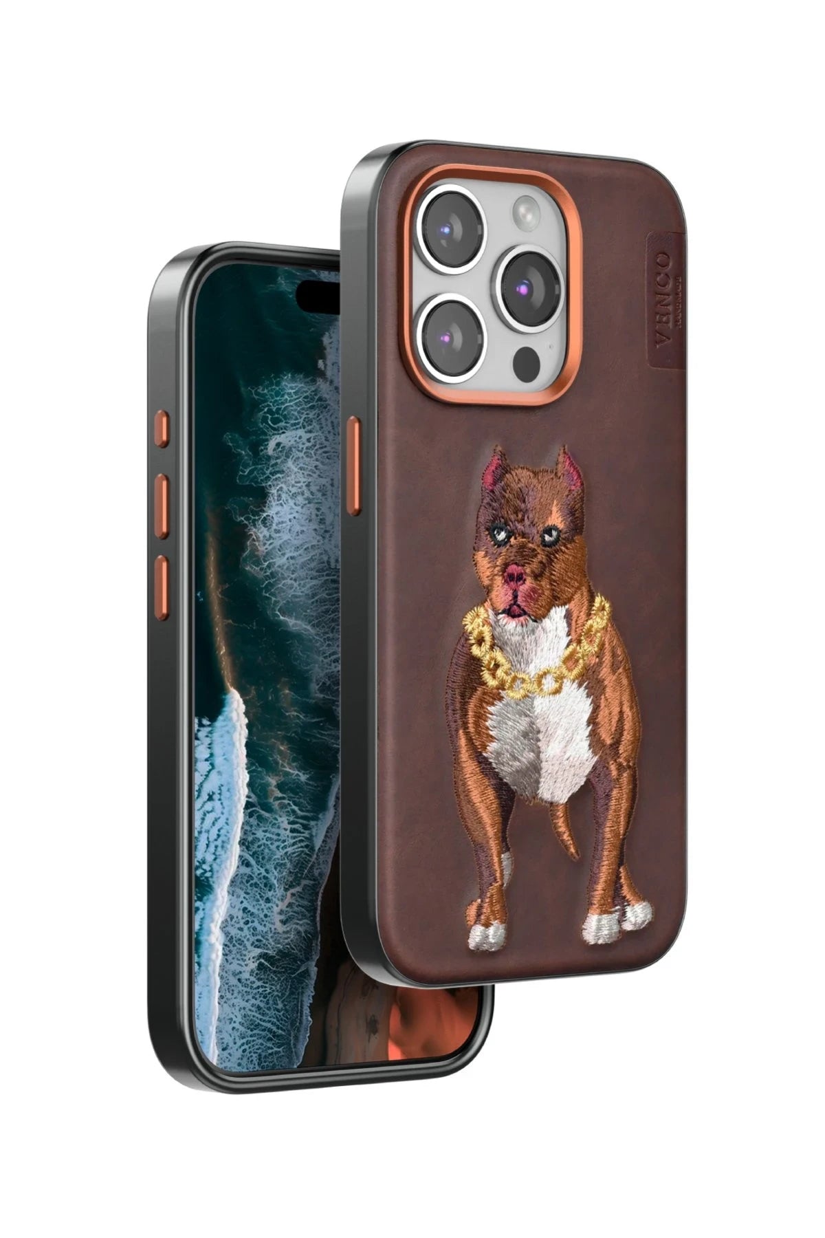 Venco iPhone 15 Pro Perma Desenli Telefon Kılıfı