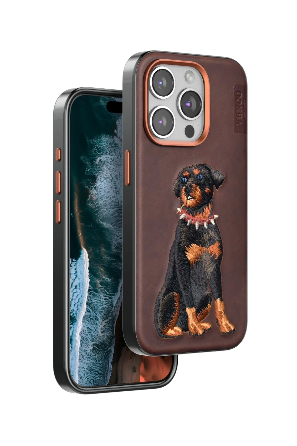 Venco iPhone 15 Pro Perma Desenli Telefon Kılıfı