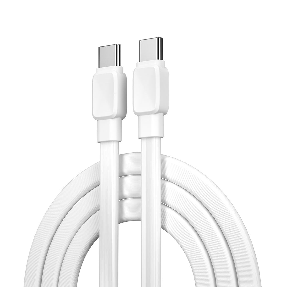 Wiwu Bravo Wİ-C004 Yassı Tasarım 60W Hızlı Şarj Özellikli Type-C To Type-C PD Kablo 1M