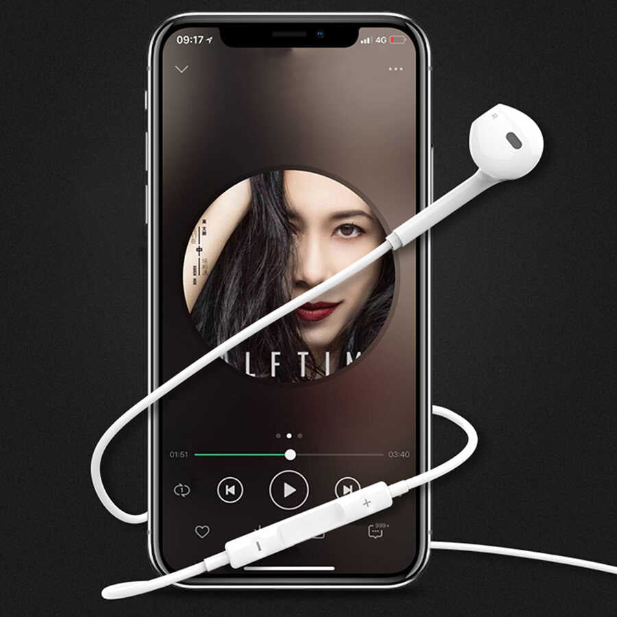 Wiwu Earbuds 302 Tak Çalıştır Lightning Kulaklık - 12