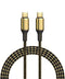 Wiwu Golden Series GD-105 Type-C To PD 5 Metre Hızlı Şarj ve Data Kablo su
