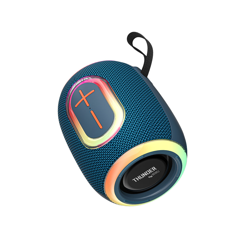 Wiwu H9 v5.3 10W RGB Işıklı Askılı TWS Bluetooth Speaker Hoparlör