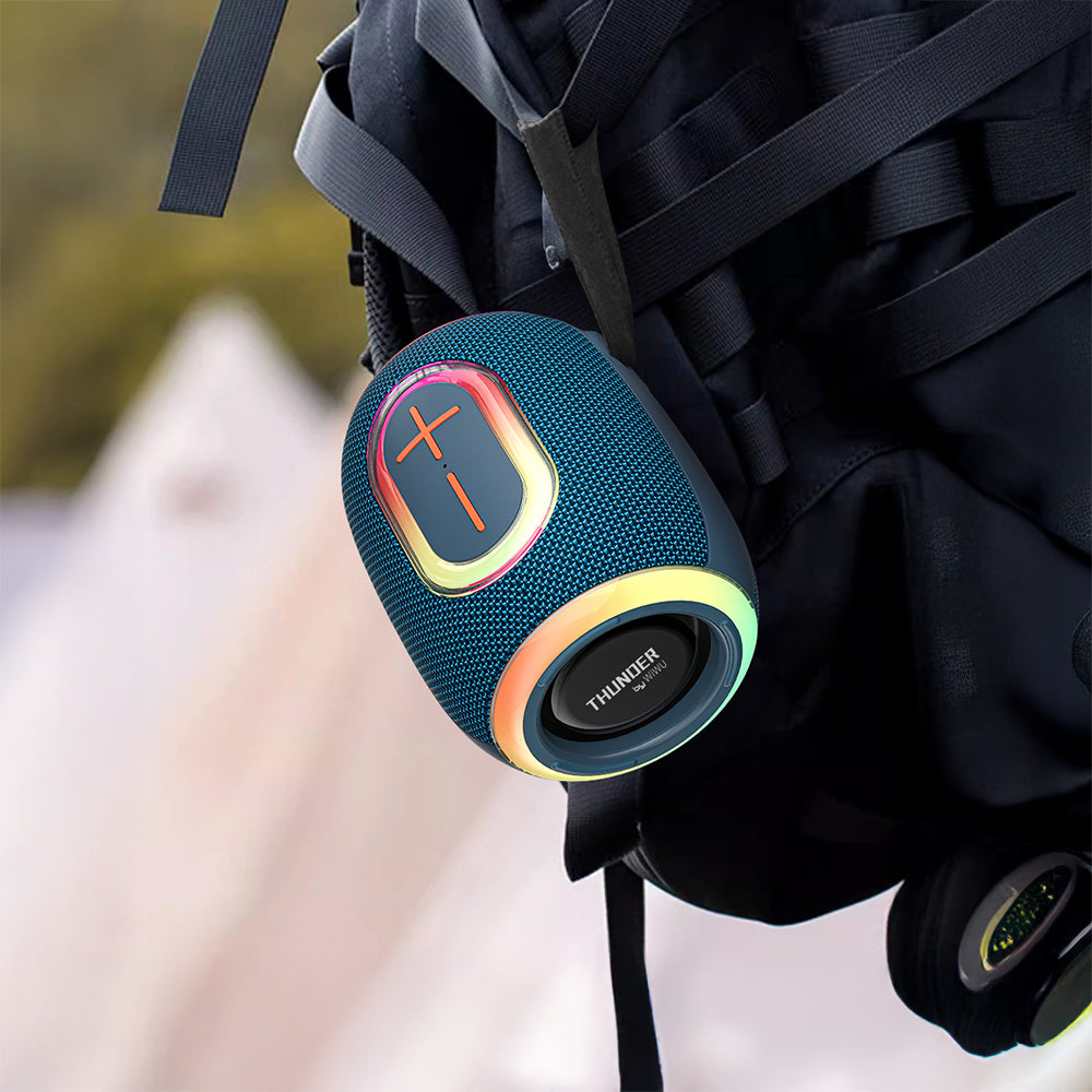 Wiwu H9 v5.3 10W RGB Işıklı Askılı TWS Bluetooth Speaker Hoparlör