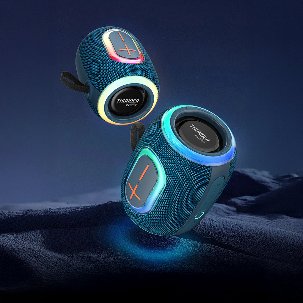Wiwu H9 v5.3 10W RGB Işıklı Askılı TWS Bluetooth Speaker Hoparlör