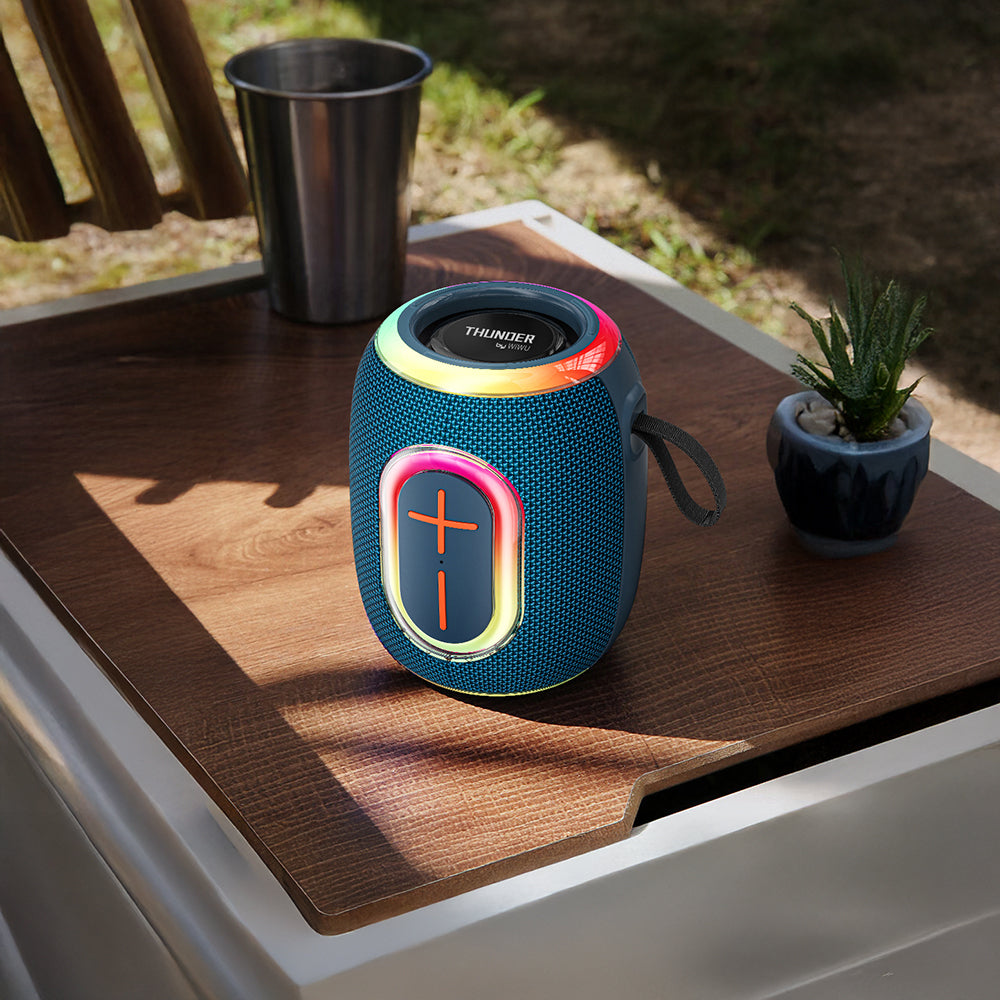 Wiwu H9 v5.3 10W RGB Işıklı Askılı TWS Bluetooth Speaker Hoparlör