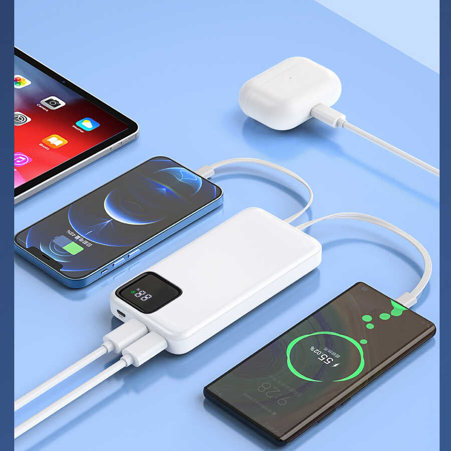 Wiwu JC-18 PD Hızlı Şarj Özellikli Led Göstergeli Powerbank 18W 10000mAh - 7