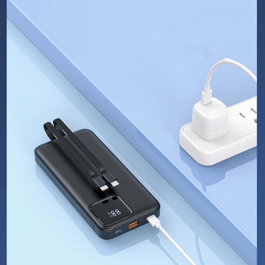Wiwu JC-18 PD Hızlı Şarj Özellikli Led Göstergeli Powerbank 18W 10000mAh - 10