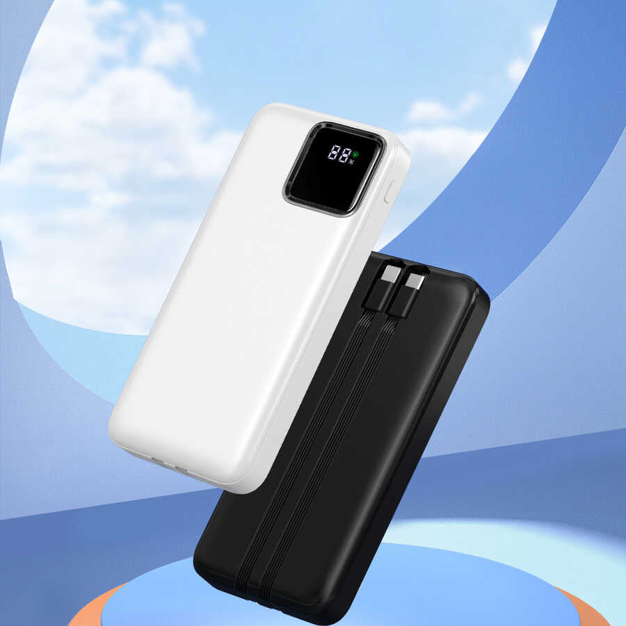 Wiwu JC-18 PD Hızlı Şarj Özellikli Led Göstergeli Powerbank 18W 10000mAh - 6